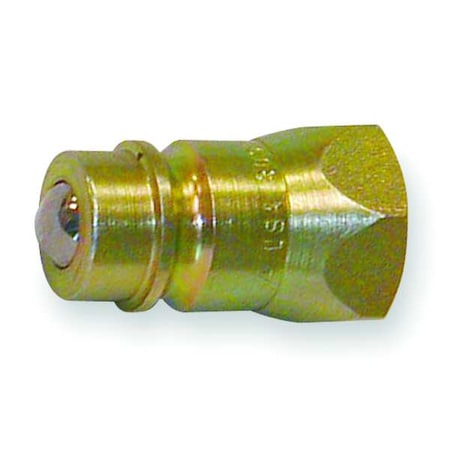Safeway Hydraulics S21F-6 - Hydraulic Quick Connect Hose Coupling, Steel Body, Push-to-Connect Lock, 3/4"-14 Thread Size