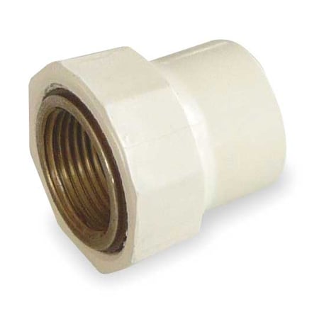 2GJZ8 - CPVC Adapter, CTS, Schedule SDR-11, 1/2" Pipe Size, FNPT x CTS Socket Hub