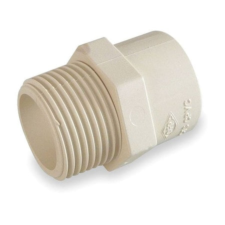 2GKA1 - CPVC Adapter, CTS, Schedule SDR-11, 1/2" Pipe Size, MNPT x CTS Socket Hub