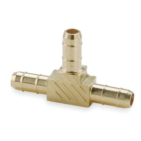 Parker 224-4 - Tee, Brass, Barbed5/32in, 5/32in, 5/32in