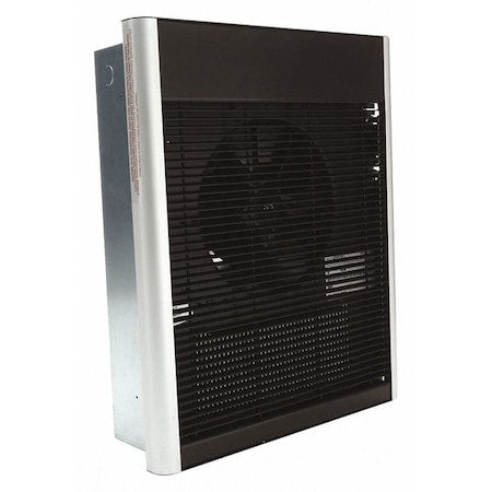 Dayton 5E184 - Recessed Electric Wall-Mount Heater, Recessed or Surface, 3000/1500, 4000/2000 W, 208/240 V AC