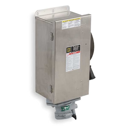 Square D HU361DSWA - Nonfusible, Safety Switch, Heavy Duty, 600 V, 3 PST