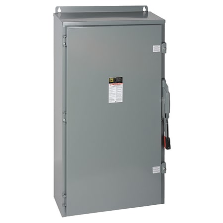 Square D H365NAWK - Fusible, Safety Switch, Heavy Duty, 600 V, 3 PST