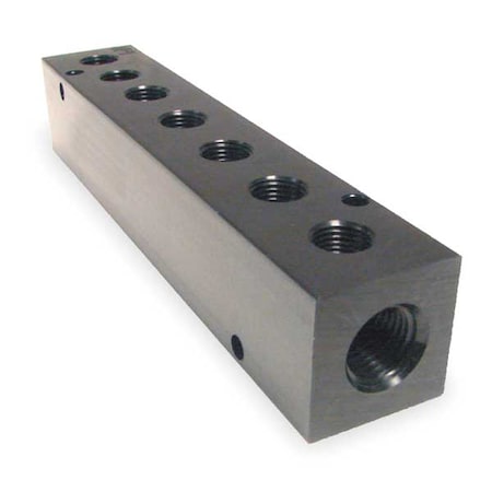 Pneumadyne M20-250-7 - Pipe Manifold Fitting, Aluminum, 3/8 in
