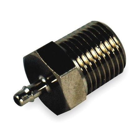 Pneumadyne EB30 - 10-32 UNF x 1/8" Barb Brass Straight Male Connector