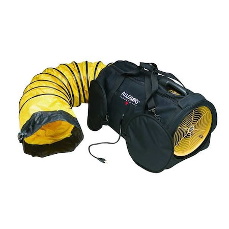 Allegro Industries 9535-12 - Confined Space Fan,Black/Yellow,12" W