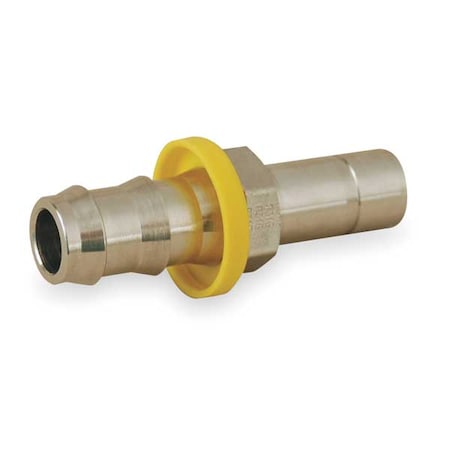 Parker 8P2TU8-316 - 1/2" Barbed x Push-Lok 316 SS Adapter