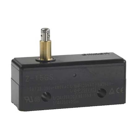 Omron Z-15GS - Snap Action Switch, Plunger Actuator, SPDT, 15 A at 480 V AC Contact Rating