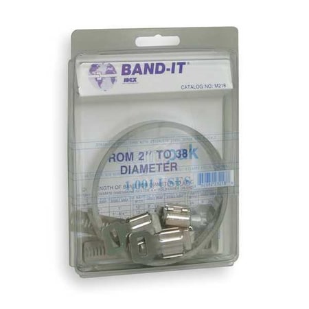 Band-It GRM218 - Adj. Clamp Kit,10' Band L,7/16" W