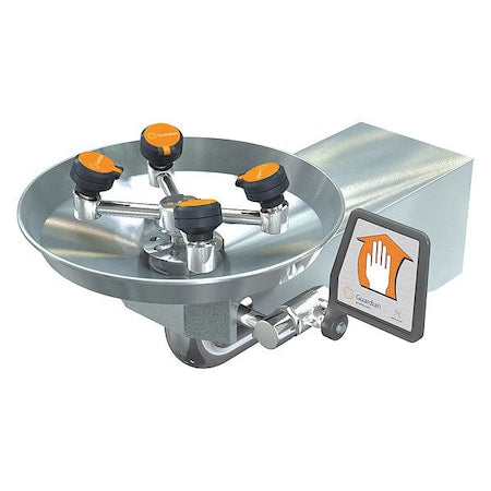 Guardian Equipment GBF1724 - Plumbed Eyewash, Wall Mount, Plumbed, 8 5/6 in H., 11 1/6 in W