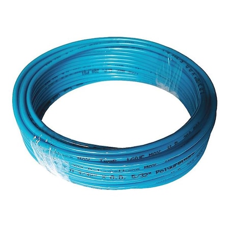 2LZF2 - Tubing,5/32 In OD,50 Ft L, Light Blue