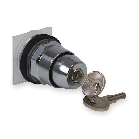 Schneider Electric 9001KS12K3 - Non-Illum Selector Swtch,30mm,2 Pos,Keyd