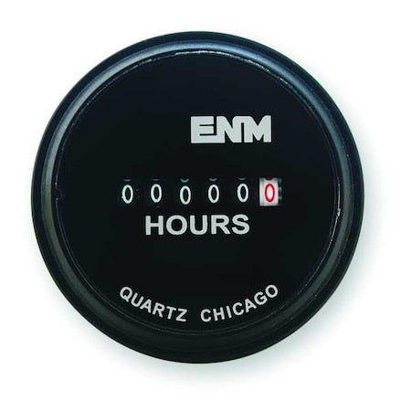 Enm T50A4 - AC Hour Meter I,6-Digit,2.31 In,Round