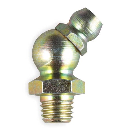 Gf&D Systems 2PA83 - Grease Fitting,45 Deg,1/4-28,PK10