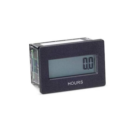 Trumeter 3410-2000 - LCD Hour Meter,1.60 in Flange,Mini Flush
