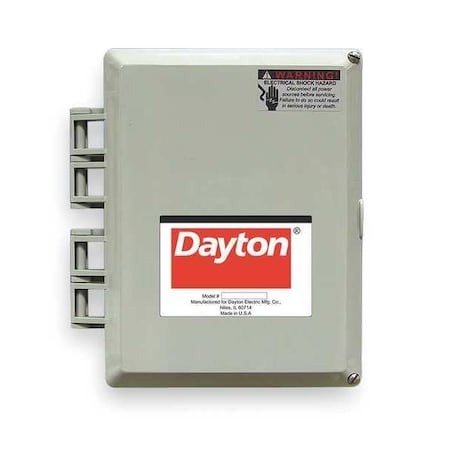 Dayton 2PZF9 - Motor/Pump Control Box, 208/240/480 V