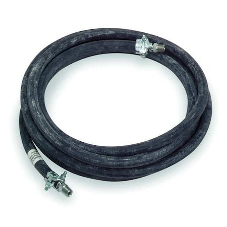 Continental STM050-50MM-CR - 1/2" ID x 50 ft Rubber Steam Hose BK