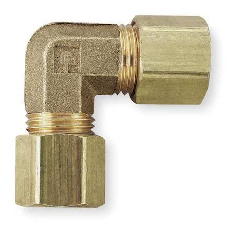 Parker 165C-6 - 3/8" Compression Brass Union Elbow 10 PK