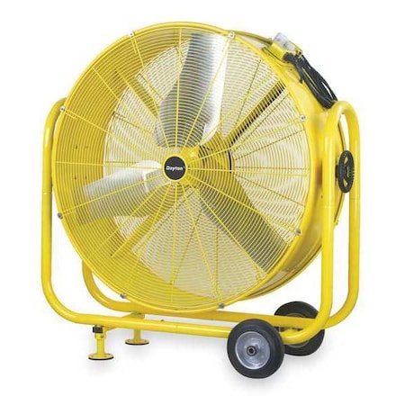 Dayton 2RDZ2 - Outdoor Air Circulator, Floor Mount, 30 in Blade Dia, 120 V, 4,700/6,900 cfm, Non-Oscillating