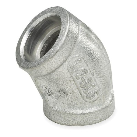 4307004360 - 90° Elbow, 1/2 in, Socket Weld, Stainless Steel, Class 3000