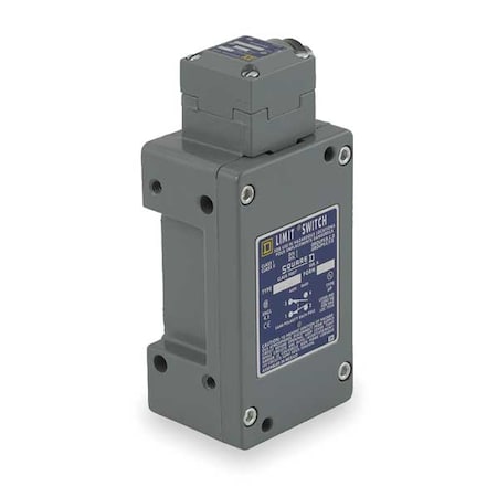 Telemecanique Sensors 9007CR53G - Hazardous Location Limit Switch, Plunger, 1 NC/1 NO, 10 A at 600 V AC, Actuator Location: Side
