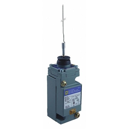 Telemecanique Sensors 9007C62L - Heavy Duty Limit Switch, Wobble Stick, 2 NC/2 NO, 10 A at 600 V AC, Actuator Location: Top