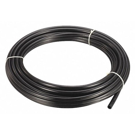 2VDP2 - Tubing,4mm OD 5/32" OD,Nylon,Blk,100 Ft