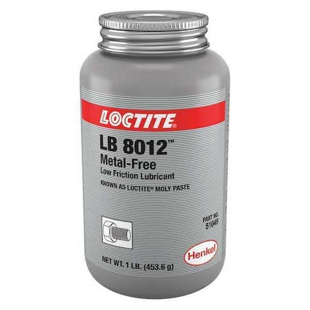 Loctite 226696 - Anti-Seize, General Purpose, Can, 1 lb, Non-Metallic Base, 750 Degrees F Max Op Temp, Paste
