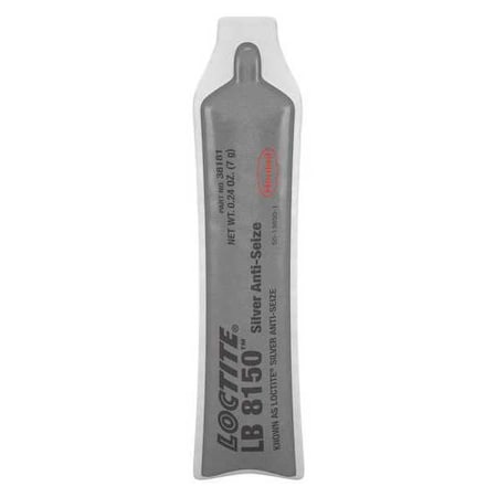 Loctite 531668 - Anti-Seize, General Purpose, Pillow, 0.25 oz, Aluminum Base, 1600 Degrees F Max Op Temp, Paste