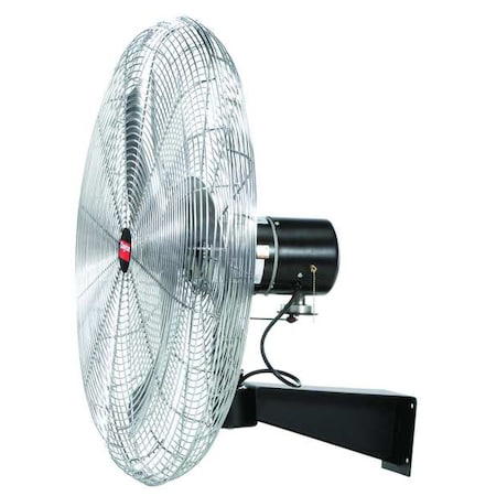 Dayton 20952 - Quiet Design Air Circulator, Wall Mount, 24 in Blade Dia, 115 V, 3,325/4,556/5,588 cfm