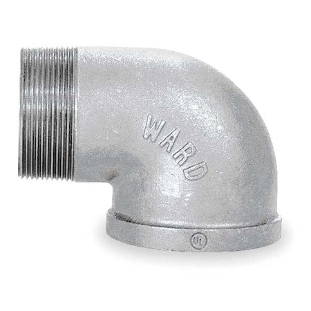 2WJ15 - 4" FNPT x MNPT Galvanized 90 Degree Street Elbow