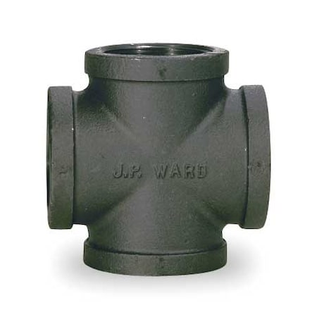 521-009BC - Cross Cross, 2-1/2" Pipe, FNPT, Malleable Iron, Class 150