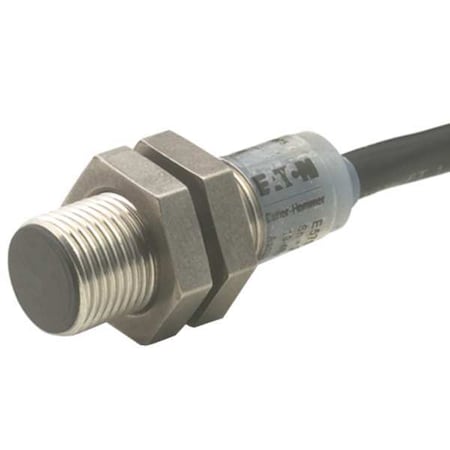 Eaton E57SBL12A4SA - Cylindrical, Inductive Proximity Sensor, 12 mm Dia., Stainless Steel, Micro, 2 Wires, Shielded