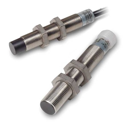 Eaton E59-A12C108C02-CV - Cylindrical, Inductive Proximity Sensor, 12 mm Dia., Stainless Steel, 2 m, Bare Wire, 3 Wires, Unshielded
