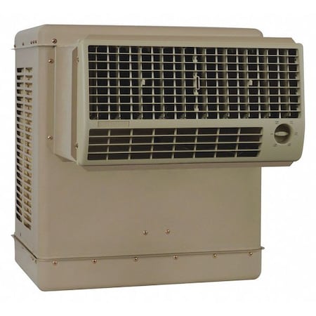 Essick Air N28W - Window Evaporative Cooler, 2,800 cfm, 600 sq ft, 3.6 gal, 1/12 hp, Direct