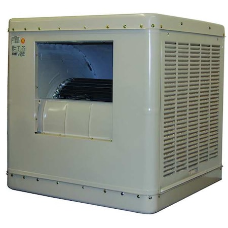 Essick Air 2YAE5-2HTK5 - Ducted Evaporative Cooler, 3,000 cfm, 700 sq ft, 8.4 gal, 1/3 hp, Belt, 2 Speed