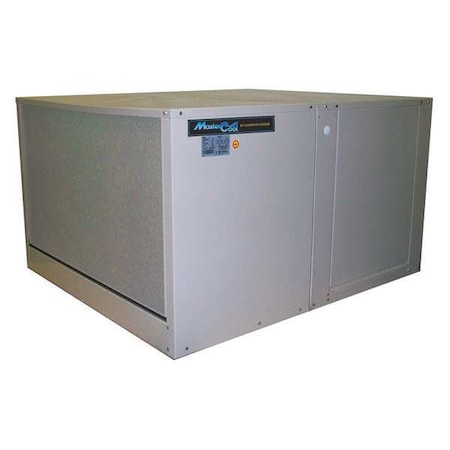 Mastercool 2YAF3-2HTK5-3X274 - Ducted Evaporative Cooler, 4,000 cfm, 1,600 sq ft, 8 gal, 1/3 hp, Belt, Down Discharge, 2 Speed