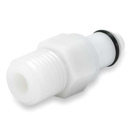 Colder PLCD24004 - Inline Insert, Acetal, Shut-Off, MNPT