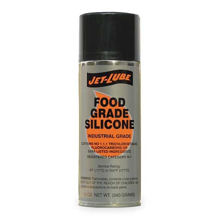 Jet-Lube 50641 - Food Grade Silicone Lubricant, 12 oz, Aerosol