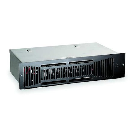 Dayton 2YV10 - Electric Kickspace Heater, Recessed, 750/1500 W, 120 V AC, Black