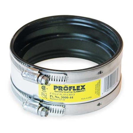 Fernco 3000-44 - Shielded Coupling,For Pipe Size 4"