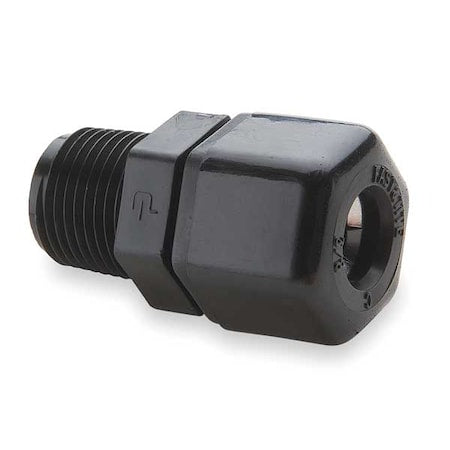 Parker P8MC4 - 1/4" Compression Thread Size x 1/2" Tub Size Male Connector