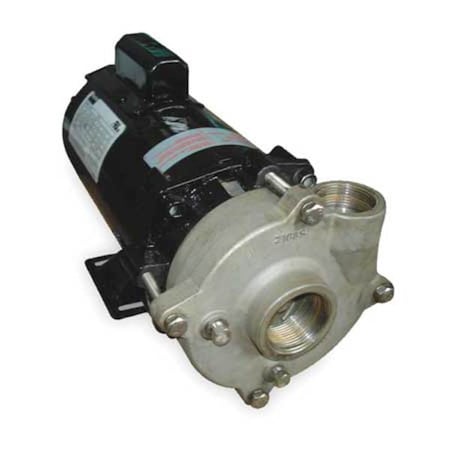 Dayton 2ZWT9 - Stainless Steel 1/2 HP Centrifugal Pump 115/230 V