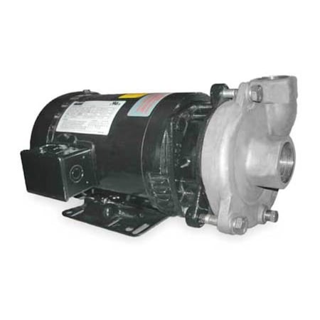 Dayton 2ZWX2 - Stainless Steel 3 HP Centrifugal Pump 208-230/460 V