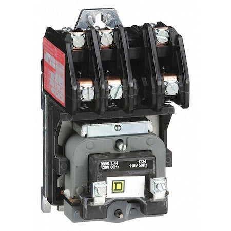 Square D 8903LO30V02 - 120 VAC Electrically Held Lighting Contactor 3 P 30 A