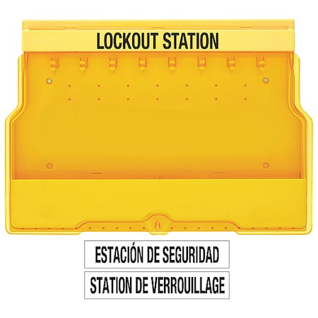 Master Lock S1850 - Lockout Station,Unfilled, 22 In W