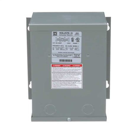Square D 2S46F - Buck Boost Transformer, 2 k VA, NEMA 3 R, 16/32 V AC, 120/240 V AC