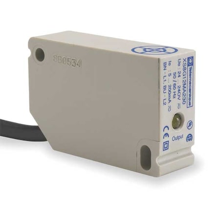 Telemecanique Sensors XS8G12MA230 - Inductive, Rectangular Proximity Sensor, Plastic, 2 m, Bare Wire, 2 Wires, Unshielded
