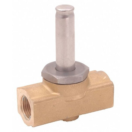 Dayton 016654 - Brass Solenoid Valve Less Coil, Normally Closed, 3/8 in Pipe Size