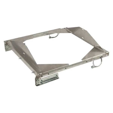 Dayton 20CK54 - Hinge Kit, 40in Wx40in L, Galvanized Steel